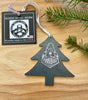 Purdue Christmas Tree Metal Ornament