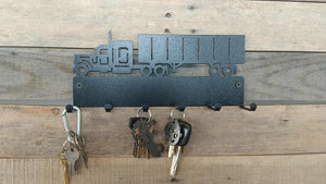 Semi Truck 18 wheeler Key Holder