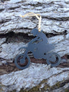 Dirt bike Girl Ornament - Burke Metal Work