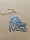 Moab Hiking Boot Ornament, Souvenir - Burke Metal Work