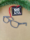 Eye Glasses Christmas Ornament, Optometry Ornament, Metal Christmas Ornament, Personalized Gift