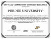 Purdue University Graduation Cap Christmas Ornament