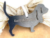Basset Hound Dog Metal Ornament