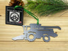 Combine Harvester Ornament Personalized