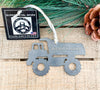 Dump Truck Metal Ornament