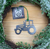 Farm Tractor Metal Ornament