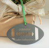 Football Metal Ornament