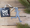 Girl Runner Metal Ornament - Burke Metal Work