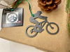 Lady Mountain Biker Ornament