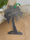 Palm Tree Christmas Ornament