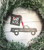 Pickup Truck Ornament, Off Road Tires