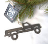 Pickup Truck Ornament, Off Road Tires