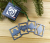 Playing Cards Metal Christmas Ornament