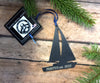 Sailboat Christmas Ornament Personalized