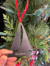 Sailboat Christmas Ornament Personalized