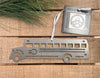 School Bus Christmas Ornament Personalized