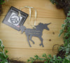 Unicorn Metal Ornament - Burke Metal Work