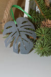Monstera Leaf Christmas Ornament, Personalized