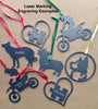 Paw Print metal ornament - Burke Metal Work