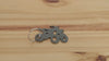 ATV Keychain, Four Wheeler Keychain, Quad Keychain, Backpack Tag, Zipper Pull, Personalized Gift, Steel, Metal