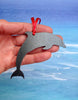 Dolphin Christmas Ornament - Burke Metal Work