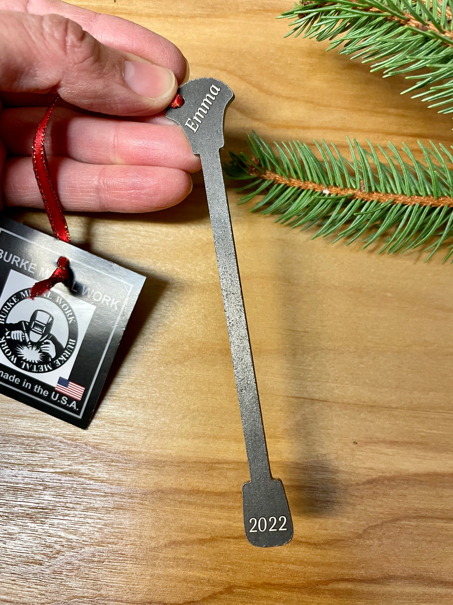 Twirling Baton Christmas Ornament, Personalized – Burke Metal Work