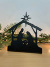 Metal Nativity Scene