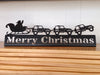 Jeep Powered Santa and Sleigh Christmas Display 2 Door