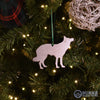Border Collie Dog Silhouette Metal Ornament - Burke Metal Work