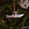 Boat, Center Console Metal Ornament - Burke Metal Work