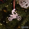 Dirt bike Boy Ornament - Burke Metal Work