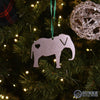 Elephant Metal Ornament, Keepsake, Souvenir, Nursery, Zoo Animal, Safari Decor - Burke Metal Work