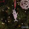 Fish On A Hook Metal Ornament - Burke Metal Work