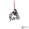 Moab Utah Dirt Bike Girl Ornament, Keepsake, Souvenir - Burke Metal Work