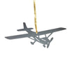 Single Prop Airplane Metal Ornament Keepsake Souvenir - Burke Metal Work