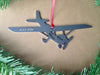 Single Prop Airplane Metal Ornament