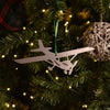 Single Prop Airplane Metal Ornament Keepsake Souvenir - Burke Metal Work