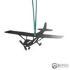 Single Prop Airplane Metal Ornament Keepsake Souvenir - Burke Metal Work