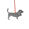 Basset Hound Dog Metal Ornament - Burke Metal Work