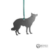 Border Collie Dog Silhouette Metal Ornament - Burke Metal Work