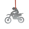 Dirt bike Girl Ornament - Burke Metal Work