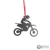 Dirt bike Girl Ornament - Burke Metal Work