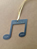 Steel Music Note Ornament (Double Note)