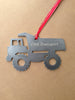 Dump Truck Metal Ornament