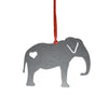 Elephant Metal Ornament, Keepsake, Souvenir, Nursery, Zoo Animal, Safari Decor - Burke Metal Work