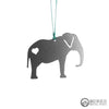 Elephant Metal Ornament, Keepsake, Souvenir, Nursery, Zoo Animal, Safari Decor - Burke Metal Work