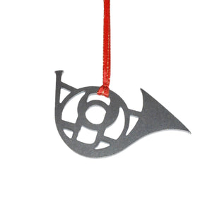 French Horn Christmas Ornament - Burke Metal Work