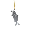 Fish On A Hook Metal Ornament - Burke Metal Work