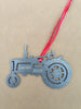Old Farmall Tractor Metal Ornament