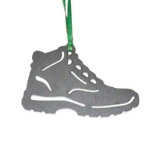 Hiking Boot Metal Ornament - Burke Metal Work